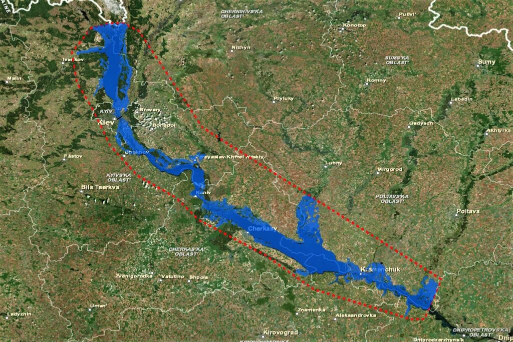 Hydrological study River Dnieper